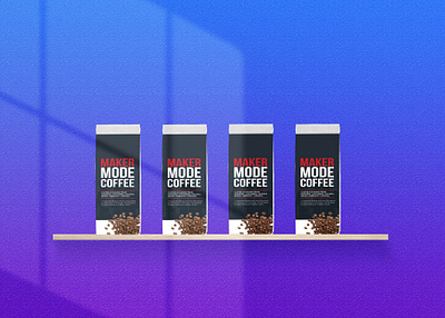 New Fine Coffee Packaging Mockup branding coffee design design template designs fine illustration logo mockup new packaging psd psd mockup ui web