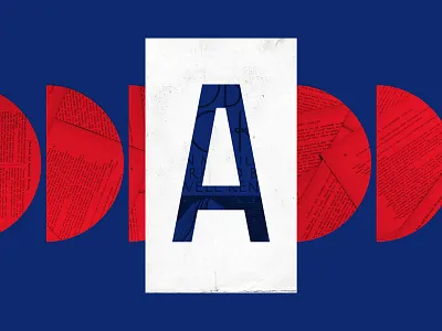 A for Arte alphabet collage colorful cut and paste digital art digitalcollage graphic design