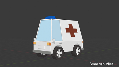 Low Poly Ambulance