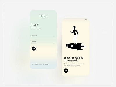 bbbox: Delivery App Onboarding 2021 animation app application branding delivery delivery app design graphic design illustration login logo motion graphics onboarding sign in sign up trend ui ux vector