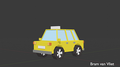 Low Poly Taxi