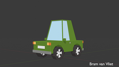 Low Poly Hatchback