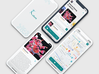 Kulture, The Cultural Explorer App! culure exploration logo mobile app mobile ui redesign uidesign uiuxdesign