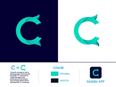 Lettering logo C branding branding design business logo design icon illustration logo logo design minimal logo minimalist logo modern logo ui