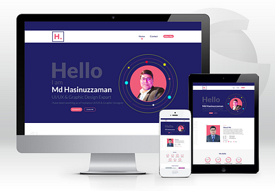 Portfolo | Web UI bestuiuxdesigner graphic design mdhasinuzzaman uidesign uiux