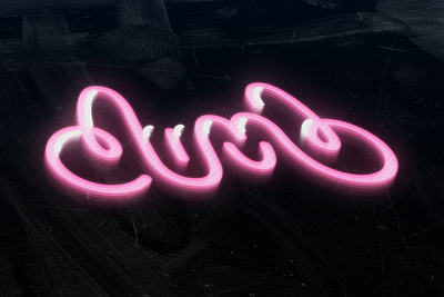 dumb cyber cyberpunk design dribbble experimental future futuristic glow glowing graphic graphic design illustration logo logotype neon pink sign typography