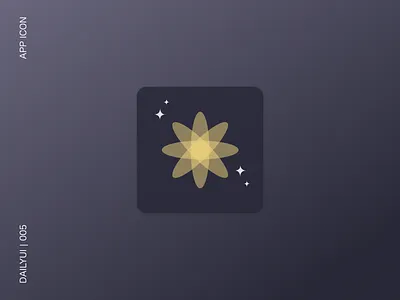 DailyUI 005 | App Icon 005 app design astrology design graphic design logo mobile stars visual design