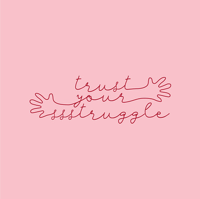 LOGO TrustYour Ssstruggle Podcast branding design logo podcast typography