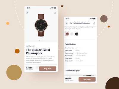 eCommerce Watch Store - Mobile App