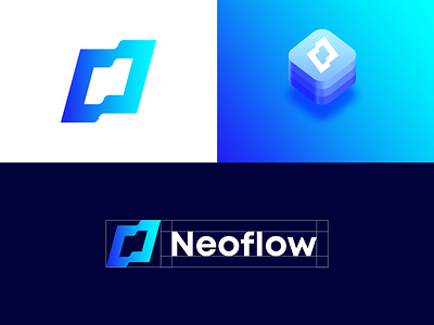 N+Flow Logo 3d abstract n letter abstract n logo brand identity branding business logo colorful logo design dribbble gradient logo gradient n logo illustration logo logo design modern lettering modern logo modern n logo n letter logo n logo design n with flow logo