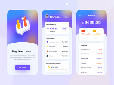 Investment Mobile App UI Design 2021 trend app design app ui design best dribbble shot cryptocurrency currency dashboard devignedge dribbble best shot finance finance dashboard invest investment app mhmanik02 mobile app mobile ui top designer trendy design uidesign