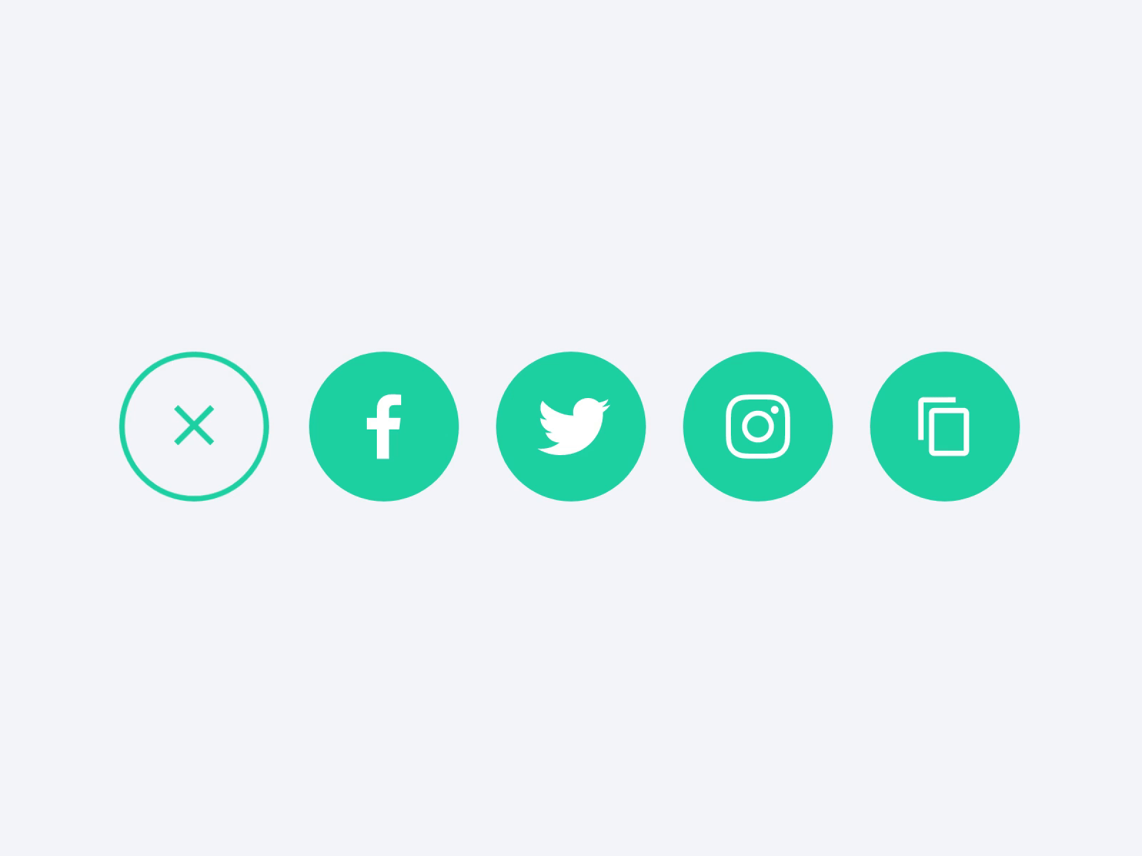 Social Share - Daily UI #010 button dailyui dailyui010 social share