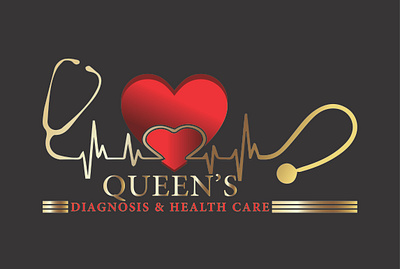 Diagnosis and health care logo care logo design graphic design health care logo hear beat logo heart center logo heart logo hospital logo icon illustration logo logo design typo logo typography ui vector