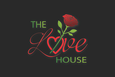 The love house logo designed for client design graphic design heart care center hospital logo icon illustration logo logo design love logo typo logo typography ui vector