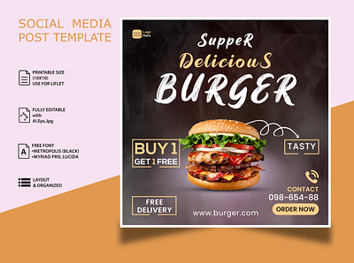 Food Social Media Posts Design banner banner ads banner ads html banner design brand identity business card design facebook banner facebook cover facebook posts graphic design illustration instagram banner instagram posts promotional banner social media design social media posts web banner design