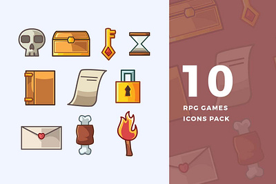 10 RPG Games Icons Pack 3d 3d icon 3d icon design 3d icons 3d icons design branding design game game icon game icons icon icon design icon illustration icons icons design illustration logo rpg rpg game vector