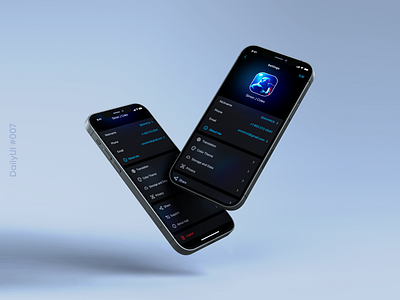 DailyUI 007 - Settings Screen app dailyui design figma settings ui