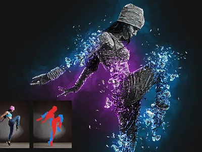 Obsidian Photo Effect - Photoshop Action 3d action animation design digital effect graphic design illustration manipulation motion graphics photo effect photo effects photomanipulation photoshop photoshop action photoshop actions photoshop effect photoshop effects professional realistic