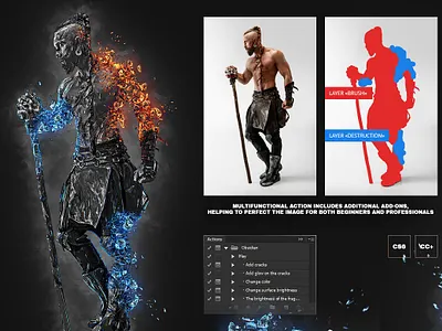 Obsidian Photo Effect - Photoshop Action 3d action animation design digital effect graphic design illustration manipulation motion graphics photo photo effect photomanipulation photoshop photoshop action photoshop actions photoshop effect photoshop effects professional realistic