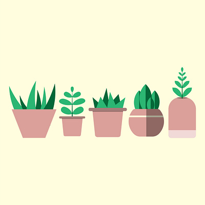 The Gang adobe illustrator illustration plantgang plants