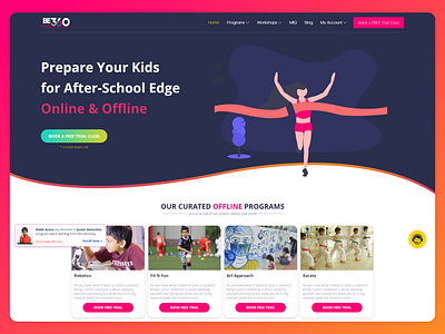 Education Website | BE360.co adobe xd education website educational portal kids website multi color multicolor ui design ui ux ux design website design