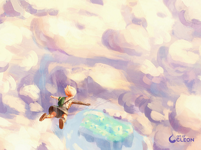 Breath of the Clouds breath of the wild clouds digital art e3 2021 fanart illustration nintendo nintendo switch sky the legend of zelda zelda