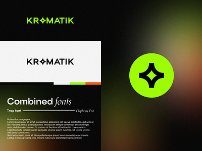 Brand Design | Kromatik - Visual Identity brand design branding design graphicdesign logo