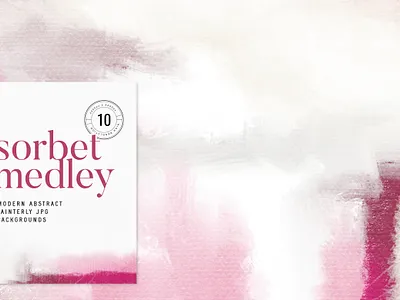 Sorbet Medley Abstract Backgrounds abstract background design digital graphics hand drawn illustrations organic