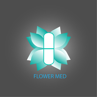 FLOWER.MED branding design design art dribbble illustration illustrator logo medical pharm wesam