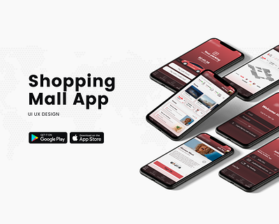 Shopping Mall App app branding design graphic design graphic design ui ui ux design ux