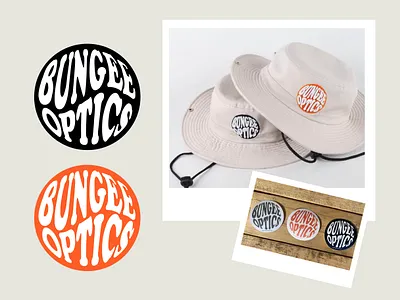 Bungee Optics Final Branding badge badge icon branding bungee optics icon logo merch