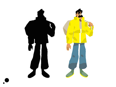 Sea Bound bold character art character design clean fisher men fisherman ocean simple