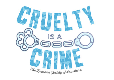 Animal Cruelty is Crime animals apparell cause design graphic design rescue