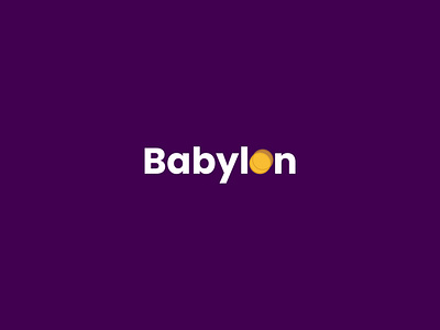 Babylon App Logo Design #DailyUI #005 app branding design illustration logo minimal typography ui ux