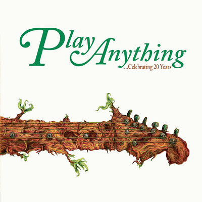 Play Anything ...Celebrating 20 Years Cover album art album design design graphic design illustration indie rock pop punk typography