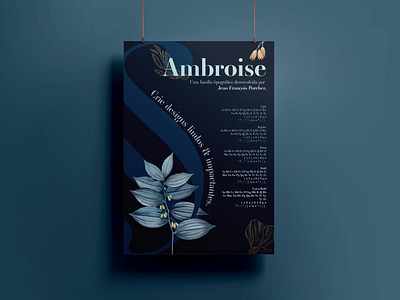 Poster - Ambroise Font graphic design