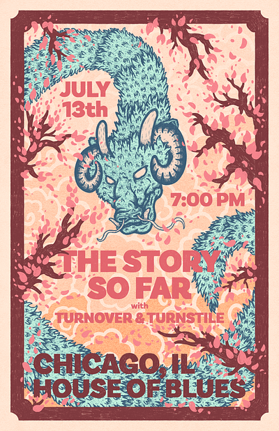 The Story So Far Poster design gig poster illustration pop punk poster