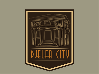 Day22 - City Logo (Djelfa) branding design graphic design illustration illustrator logo typography vector