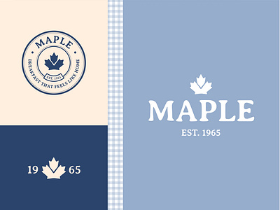 Brand Identity for Maple branding breakfast coffee design identity illustrator logo waffles