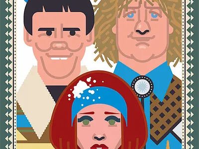 Dumb and Dumber 90s classic comedian comedy famous film funny gift illustration movie poster retro tv