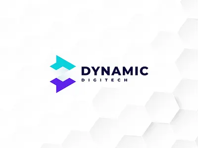 Dynamic Digitech branding design digital digitech icon illustration logo symbol tech technology ui ux vector