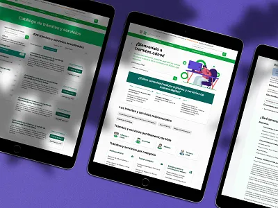 Trámites Digitales Ciudad de México branding gov userinterface userxperince