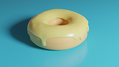 Good ol' donut 3d blender donut illustration sweet