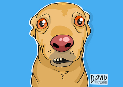 William animals dog graphic design illustration vector