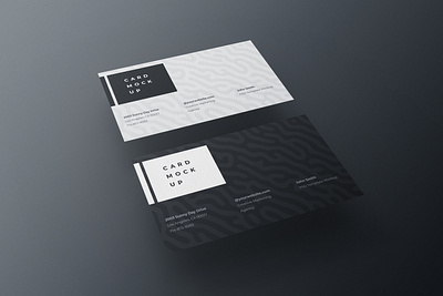 Business Card Mockup 3d card design envato typography ui web