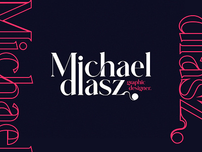 Michael Diasz Personal Brand Identity Design brand branding graphic designer logo logo logo design logo identity michael diasz personal brand personal branding personal logo