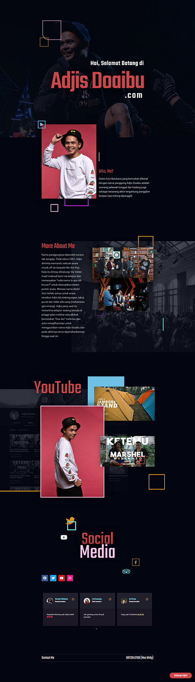 Public Figure Personal Website
