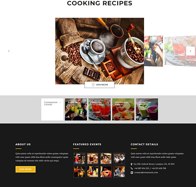 Restaurant website template branding design ecoomerce website woocommerce wordpress wordpress ecommerce website