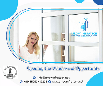 IndiaMart work - Windows & Doors brand design brand identity branding social media banner social media design