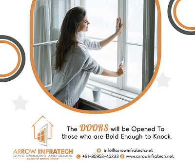 IndiaMart work - Windows & Doors brand design brand identity branding social media banner social media design